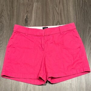 J. Crew Bright Pink Chino Shorts